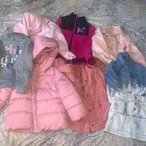 Girls bundle 8 piece Coat and Jacket